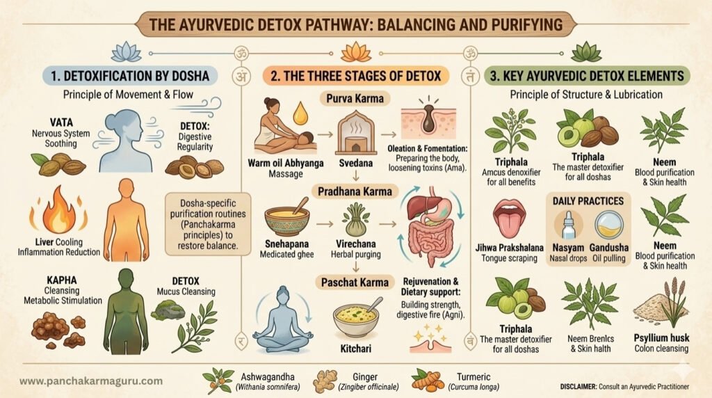 Ayurvedic detox concept