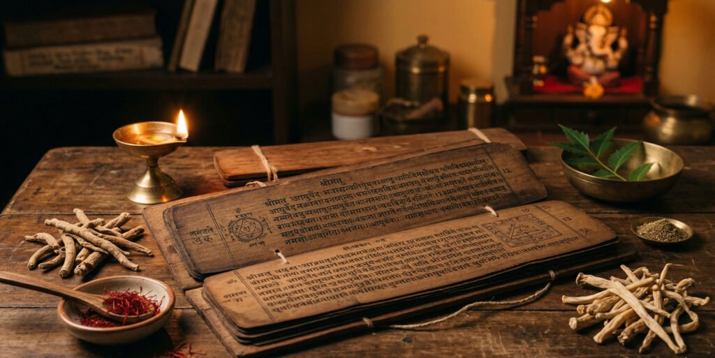 shloka from Charaka Samhita